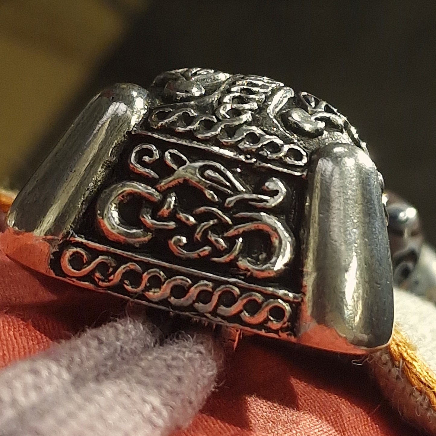 Gotland Bear Head Brooches - Pair