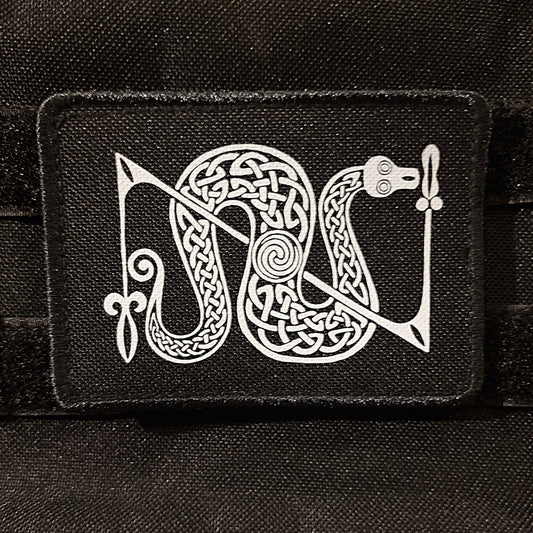 Pictish Snake & Z Rod Patch