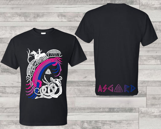 Bisexual Bifrost Rainbow T-shirt