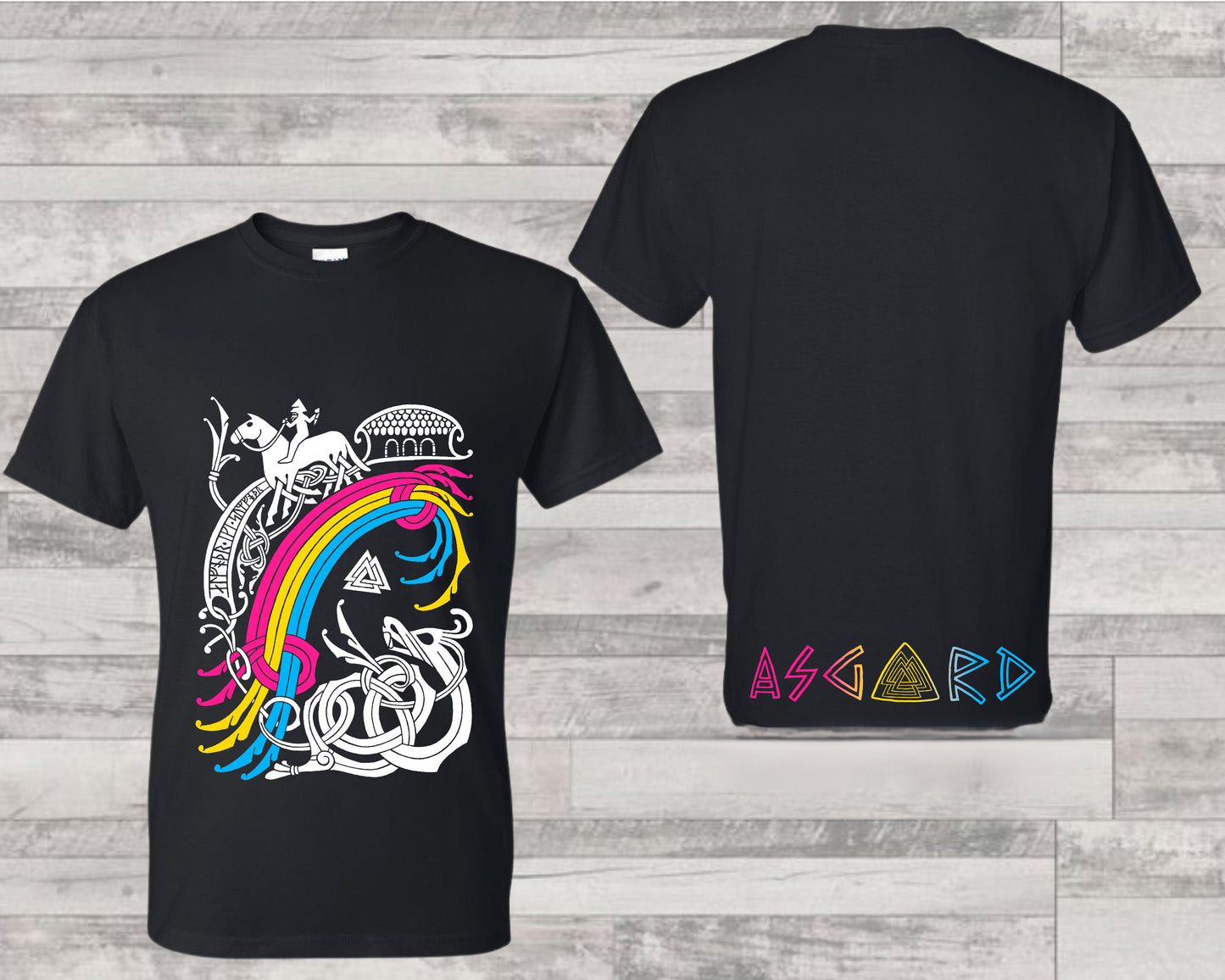 Pansexual Bifrost Rainbow T-shirt