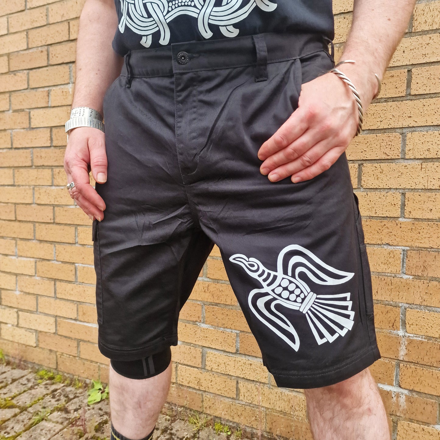 Odin's Raven Cargo Shorts