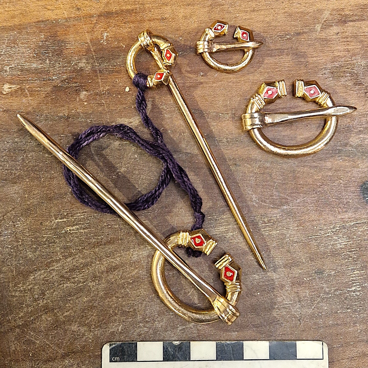 Bronze Dunadd Type G Penannular Brooches