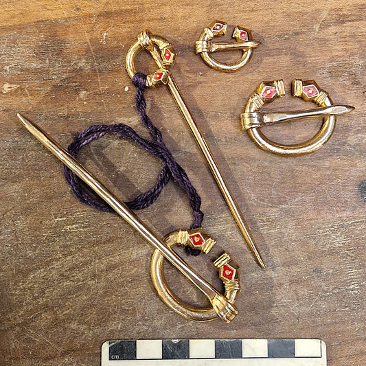Bronze Dunadd Type G Penannular Brooches