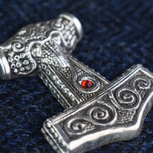 925 Sterling Silver Skane - Red