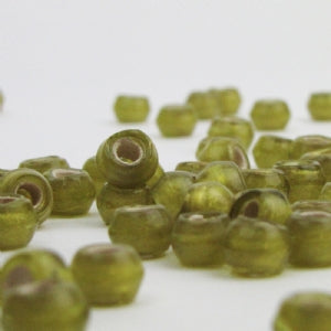 Gold Leaf Glass Bead