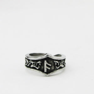 Ansuz Letter A Rune Ring -  Adjustable