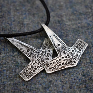 Dropshipping Antique Silver Paper Airplane Pendant Necklace
