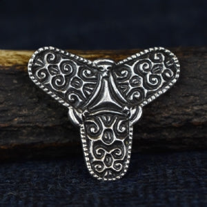 925 Sterling Viking Trefoil Brooch