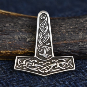 925 Sterling Silver Jorvik Hammer
