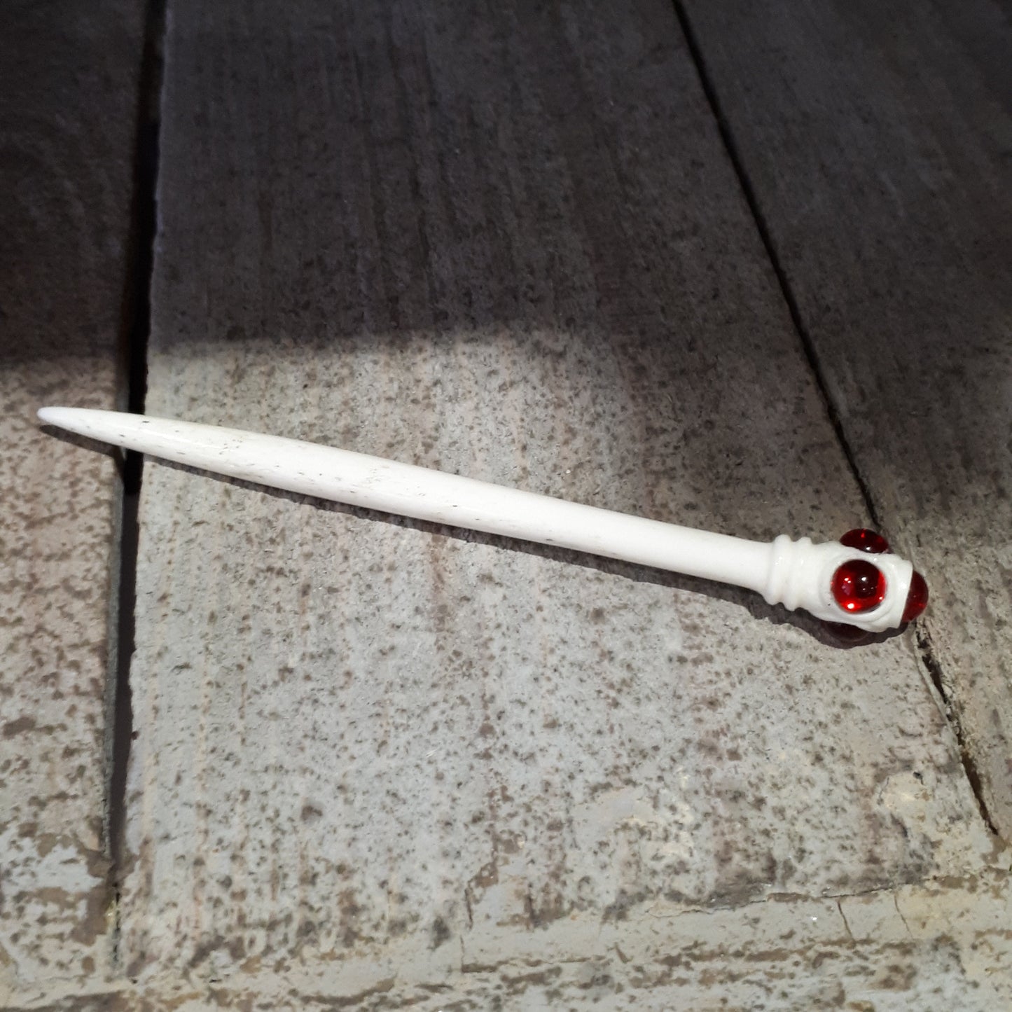 Stone Set Bone Pin