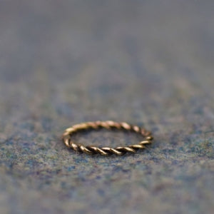Jorvik Twist Ring 1 - Bronze
