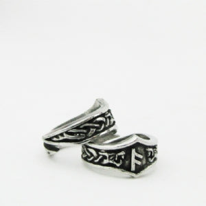 Ansuz Letter A Rune Ring -  Adjustable