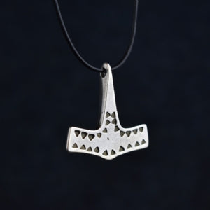 925 Sterling Silver Danish Hammered Hammer
