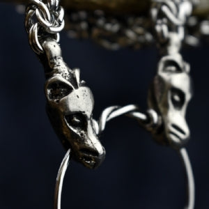 Red Skane Hammer on Dragon Chain