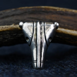 Bear Headed Brooch - Pair