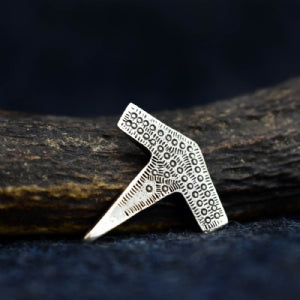 925 Sterling Silver Hammered Hammer