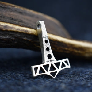 925 Sterling Silver Openwork Thor's Hammer