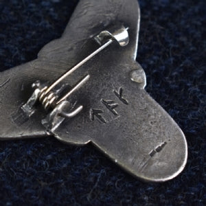 925 Sterling Viking Trefoil Brooch
