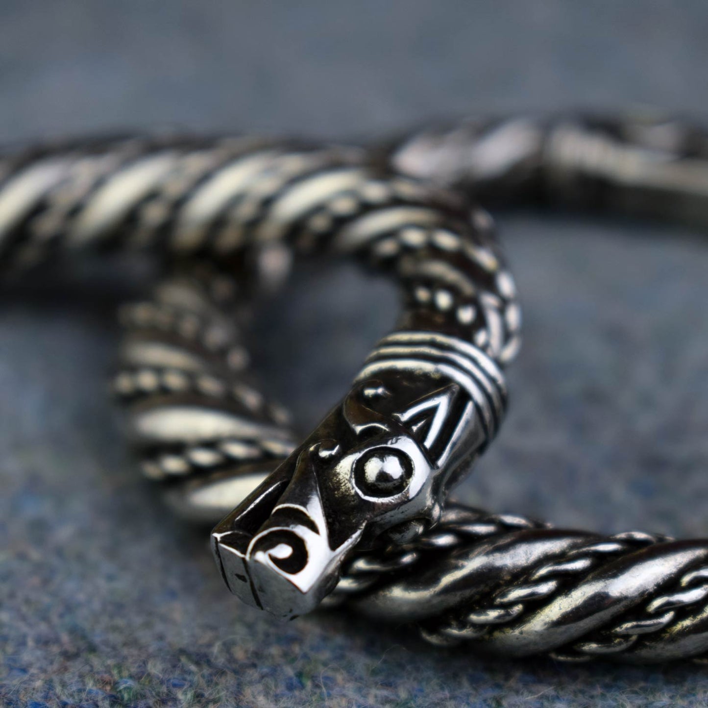 Tapered Band Dragon Bracelet