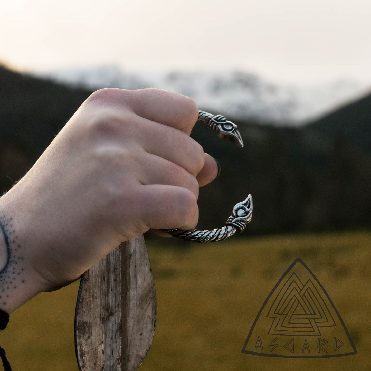 Small Odin's Raven (Huginn & Muninn) Bracelet