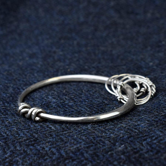 Silver Knotted Bangle from the Viking age