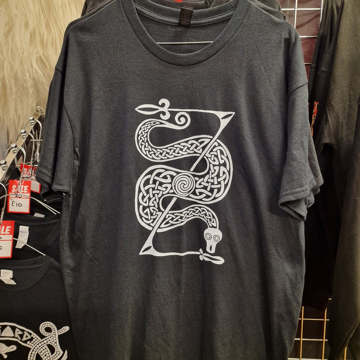 Pictish Snake And Z Rod Unisex T-shirt -CLEARANCE