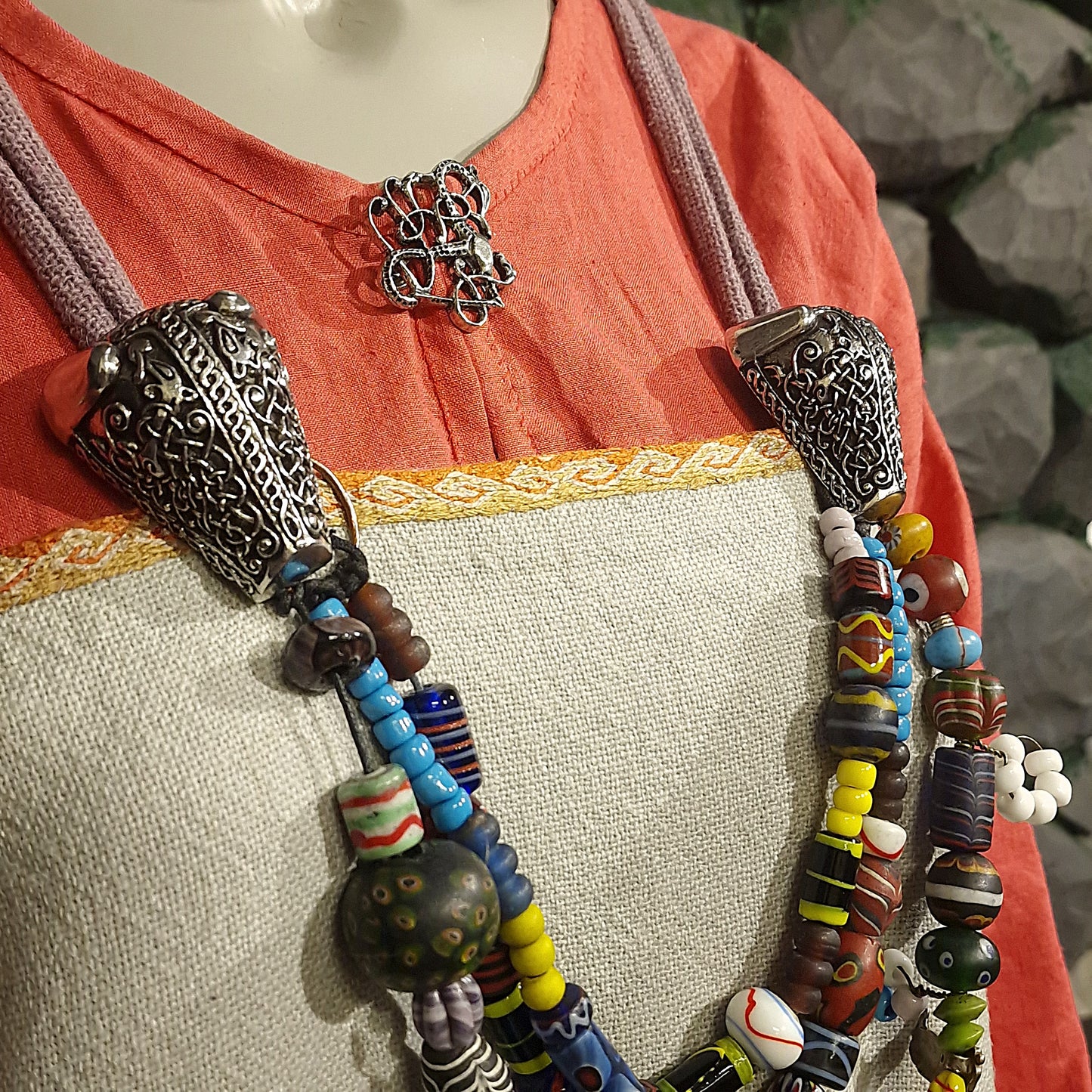 Gotland Bear Head Brooches - Pair