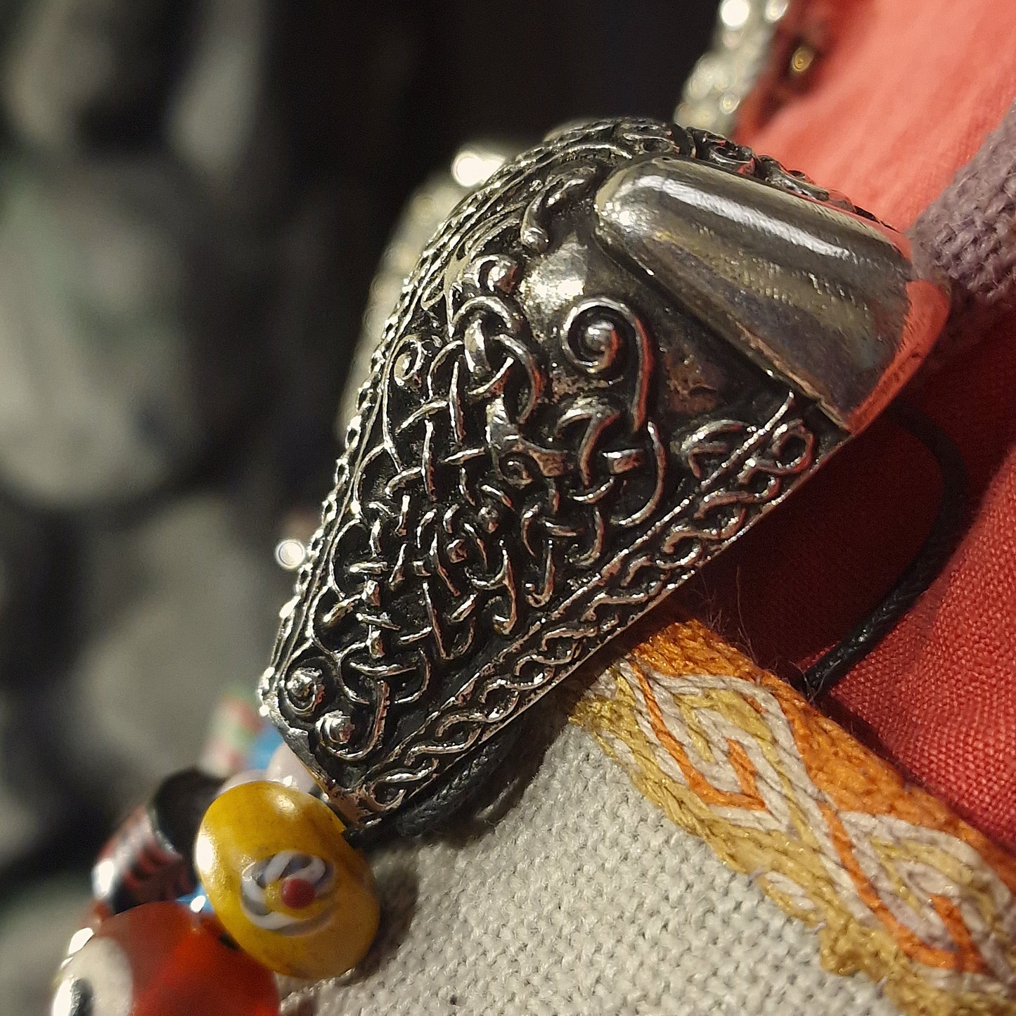 Gotland Bear Head Brooches - Pair