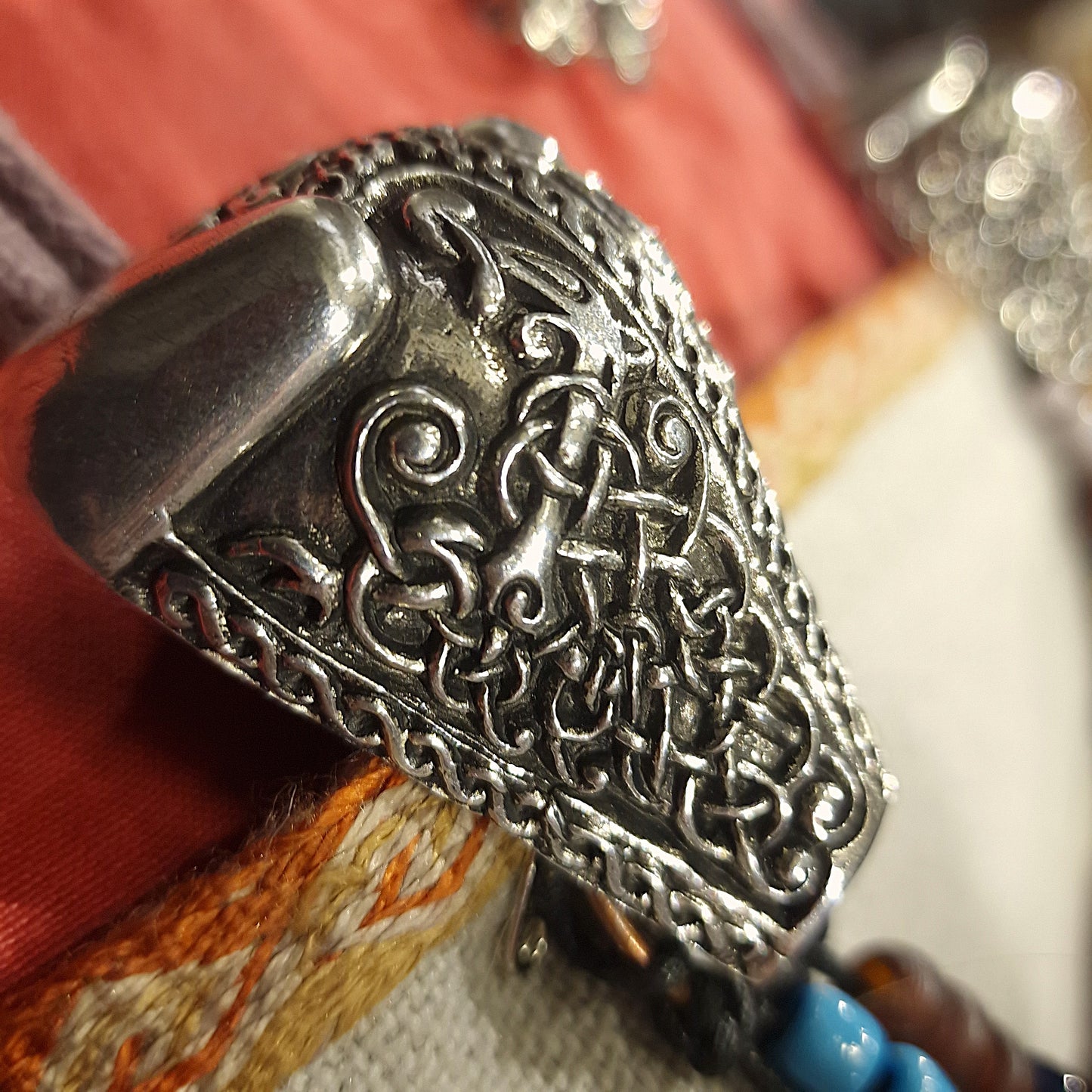 Gotland Bear Head Brooches - Pair