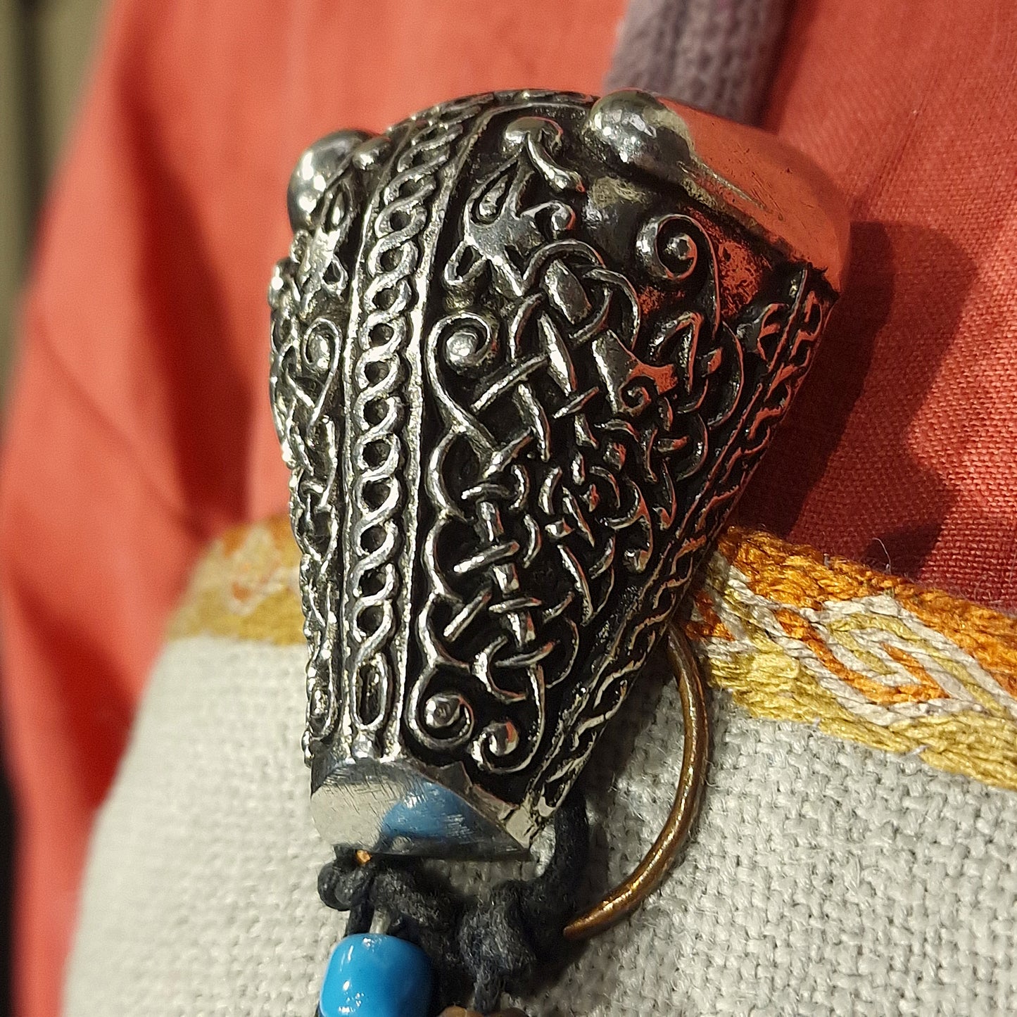 Gotland Bear Head Brooches - Pair