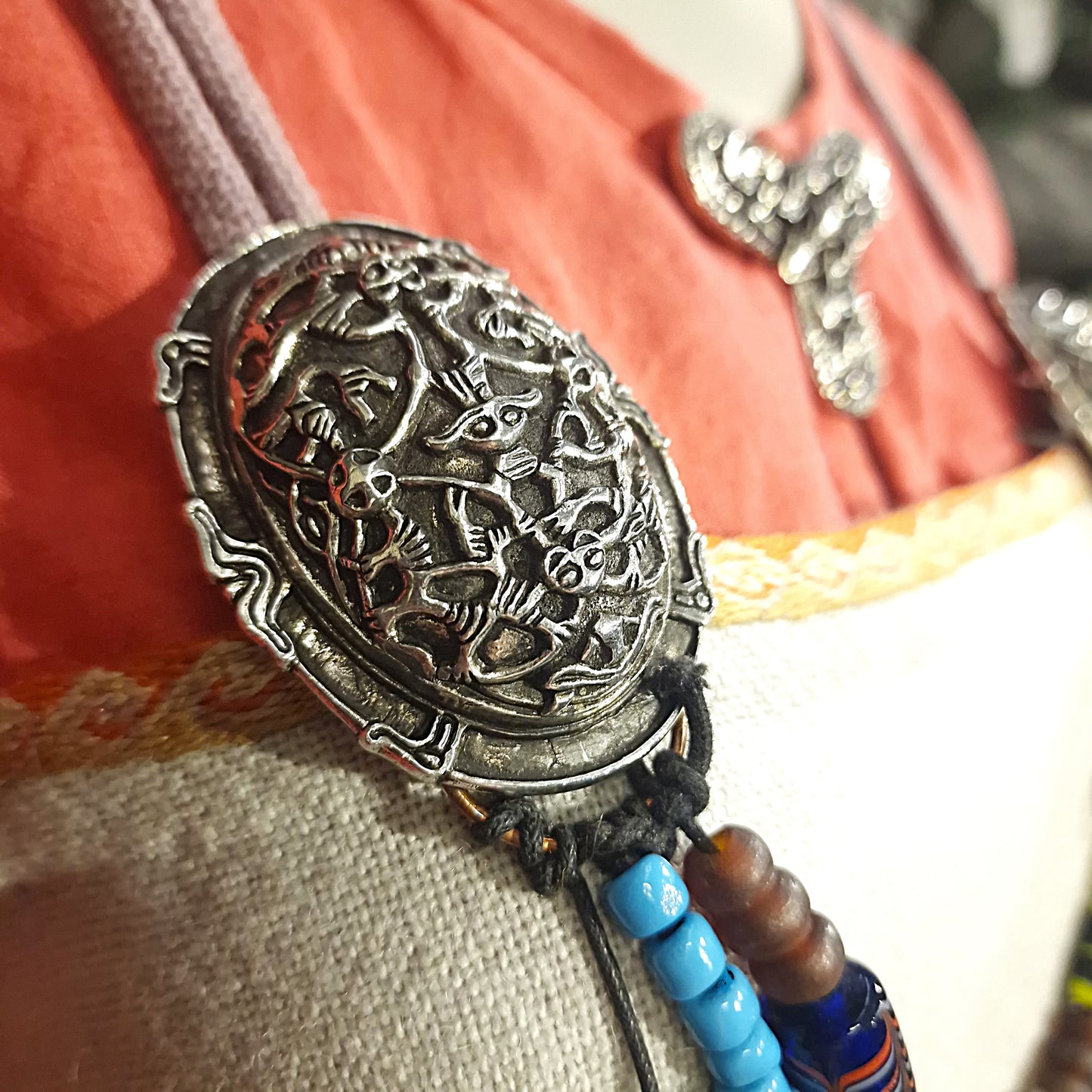 Birka Type Oval Brooches - Pair