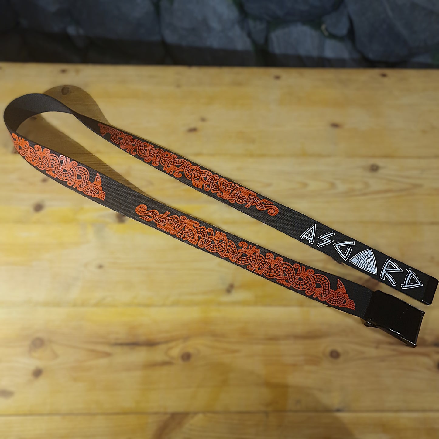 Jormungander Printed Belt - Red Print