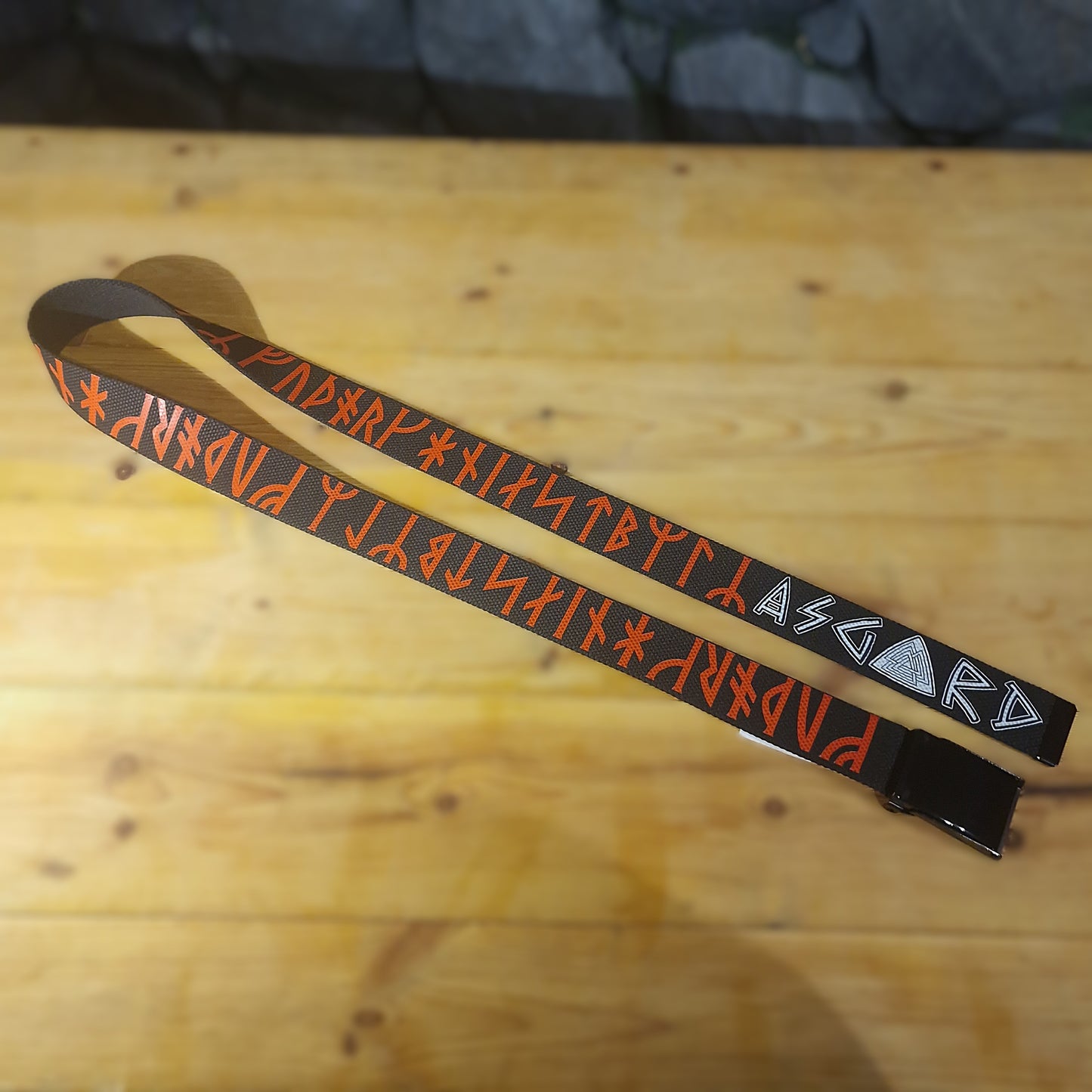 Futhark Printed Belt - Red Print