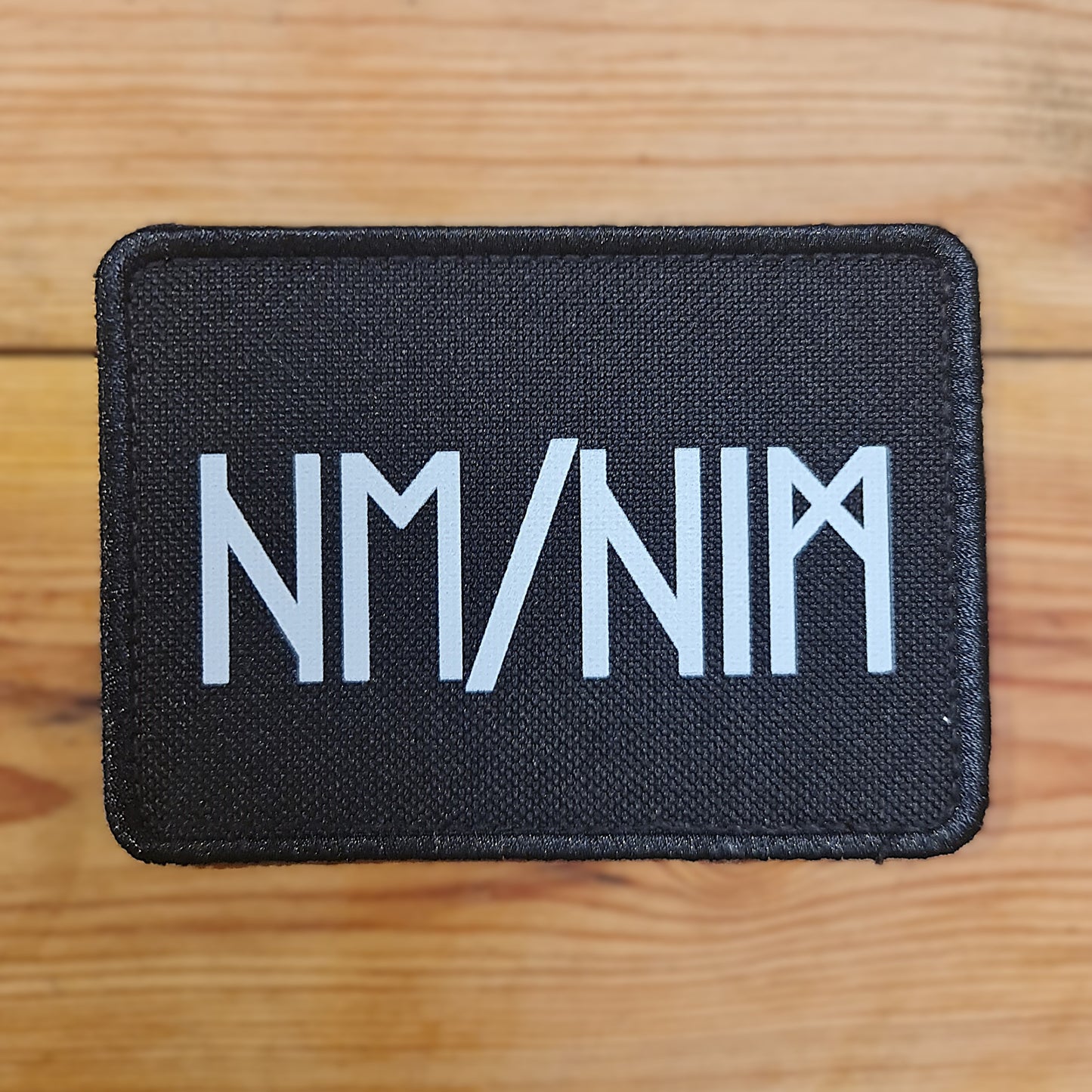 He/Him Runic Pronoun Printed Velcro Patch