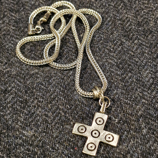 Saxon Cross on Etruscan Chain