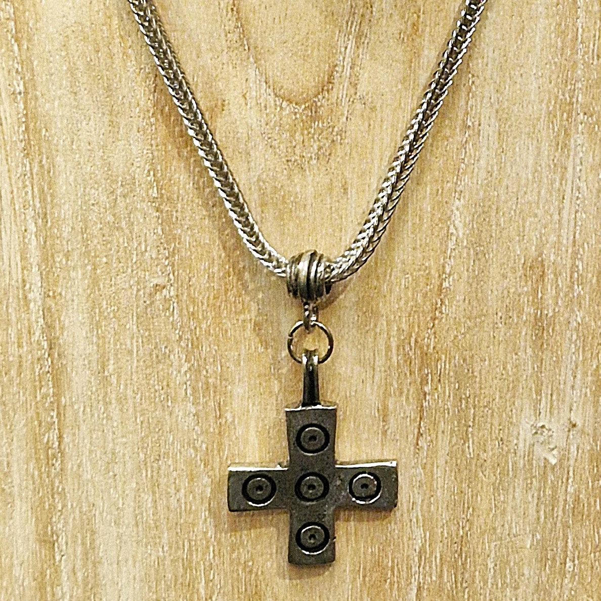 Saxon Cross on Etruscan Chain