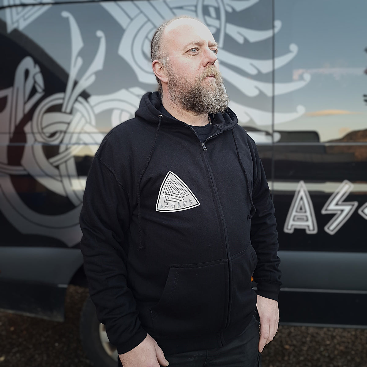 Sleipnir Unisex Zip Up Hoodie