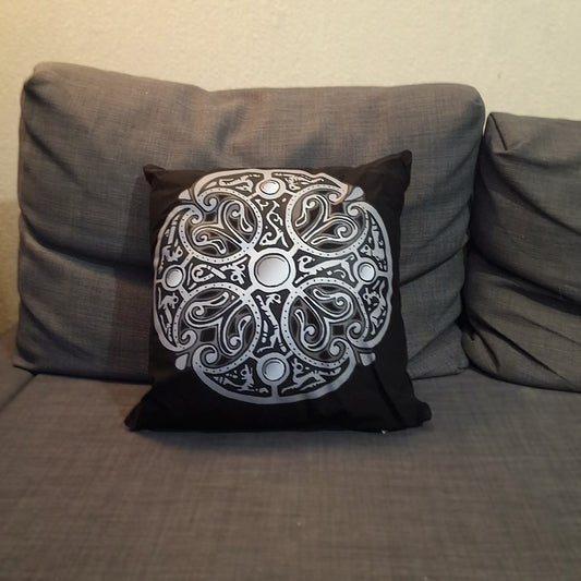 Galloway Hoard Bossed Disc Brooch Motif Cushion