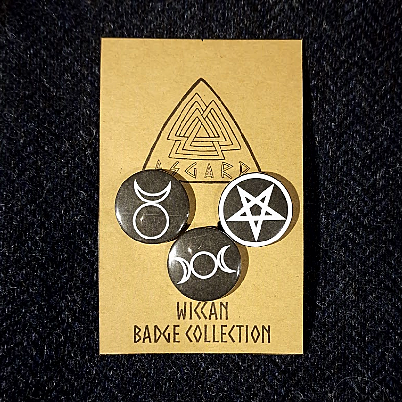 Wiccan Badge Set