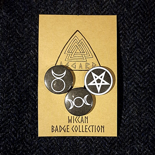 Wiccan Badge Set