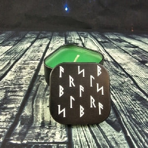 Idunn's Apple Rune Candle Tin