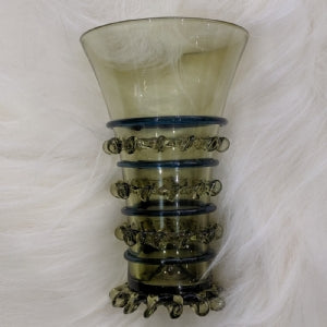 Late Viking Wine Glass with Blue Trails