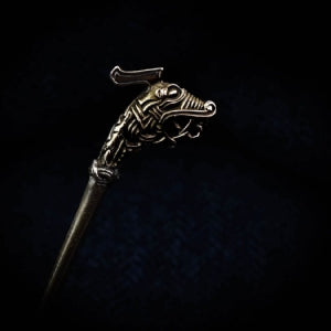 Bronze Hedeby Dragon Headed Pin