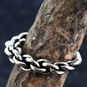 Pewter Chunky Twist Ring