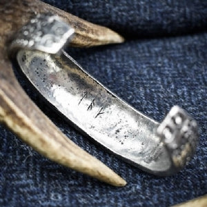 Galloway Hoard Convex Stamped Cuff Bracelet