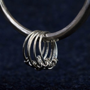 925 Sterling Silver Knotted Bangle