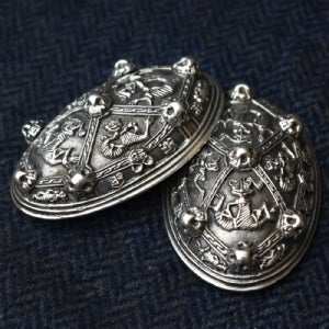 Sterling Silver Tortoise Brooches - Pair