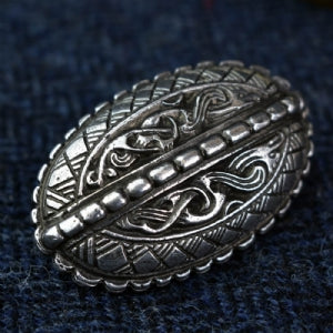 Pair of Broa Style Oval Brooches