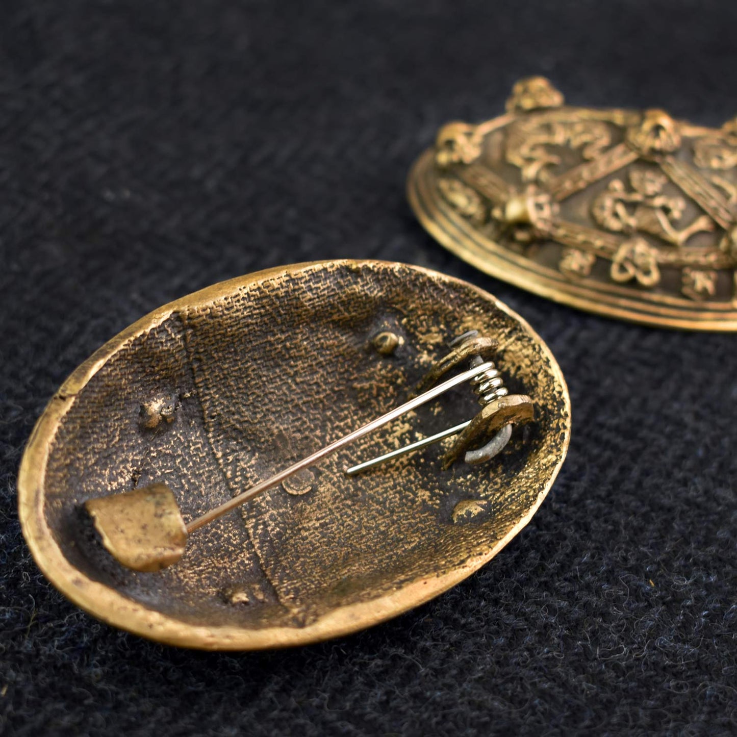 Pair of Tortoise Brooches - Bronze