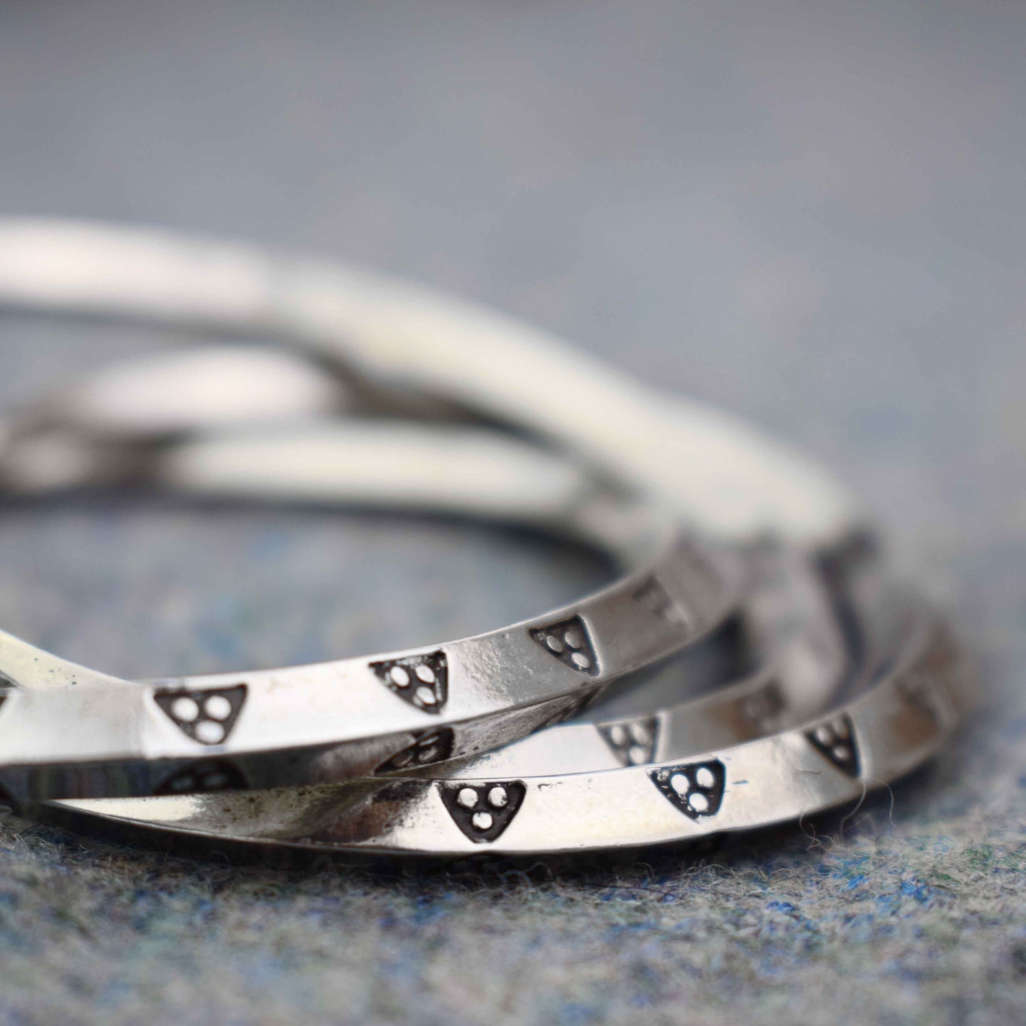 Triangle Pattern Ring Money